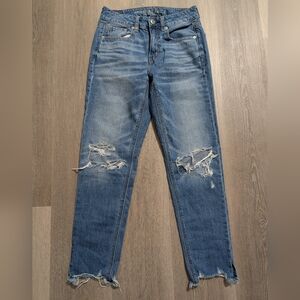 American Eagle High-Rise Tomgirl Jeans - 00 - Preloved